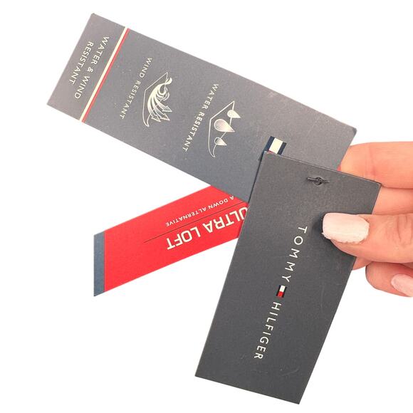 Tommy Hilfiger Men's Ultra Loft Navy Bomber Jacket Size Small NWT - Picture 2 of 6